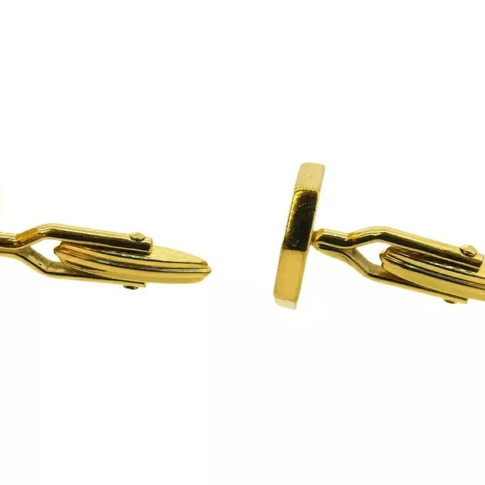 dunhill cuff d mark Gold & Silver hardware Authentic